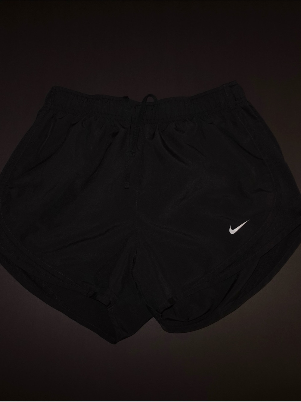 Nike Black Women's Lightweight Running Shorts with Swoosh